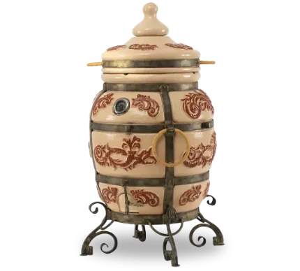 Фото для Тандыр ЭКО Персидский Сл. Кость 106*55*27см, 115кг 6см (Ш-10, Терм, крест, сов, коч, кол)