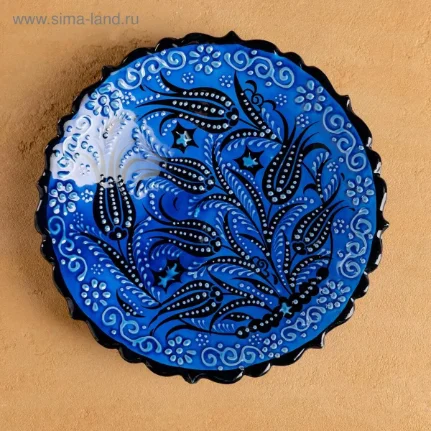 Фото для Тарелка плоская 18см "Синий тюльпан" 5204253