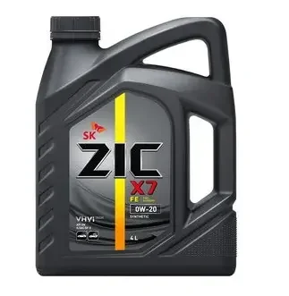 Масло моторное ZIC X7 FE 0w20 SN/ GF-5, синтетическое, для бензинового двигателя 4л 