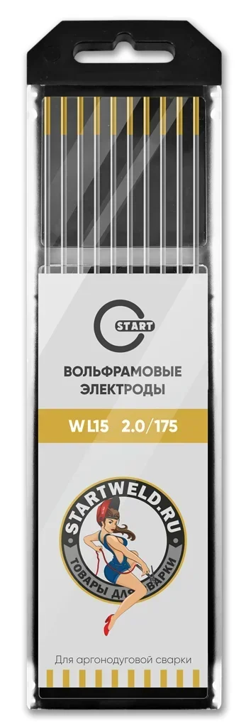 Фото для Вольфрамовый электрод WL 15 2,0/175 (золотой) WL1520175