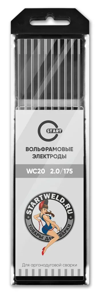 Фото для Вольфрамовый электрод WС 20 2,0/175 (серый) WC2020175