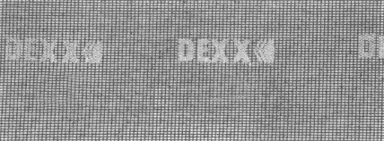 Фото для DEXX 105 х 280 мм, 3 шт, Р180, абразивная, водостойкая шлифовальная сетка (35550-180)