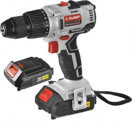 Фото для Дрель-шуруповерт ″BRUSHLESS″ 18 В, Li-Ion, 2 АКБ, ЗУБР