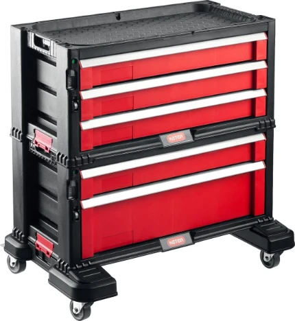 Фото для KETER DRAWER, 562 х 289 х 502 мм, (22″), пластиковый ящик с 5 выдвижными полками (38380-5)