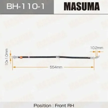 Фото для Шланг тормозной передний MASUMA BH1101/30044477/ BHT652 CV/SV4# RH