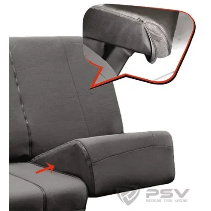 Фото для Вставки для деления заднего сидения «SPLIT BACK» экокожа комплект 2 шт