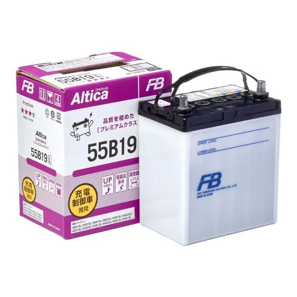 Фото для Аккумулятор FB Altica PREMIUM 55B19L Ёмкость 50 Ah, пусковой ток 450 А, 185x125x227