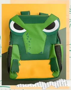 Рюкзак школьный "Крокодил"