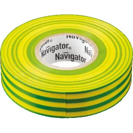 Фото для Изолента Navigator NIT-A19-20/YG жёлто-зелёная 71 115