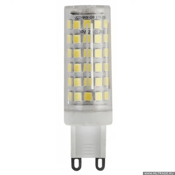Лампа ЭРА LED smd JCD-9w-corn ceramics-827-G9 \