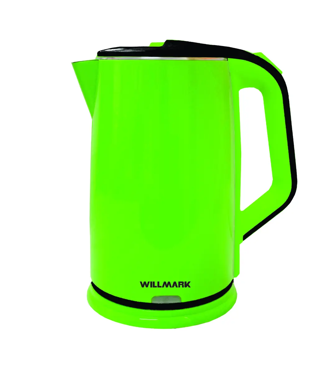 Чайник Willmark WEK-2012PS (2,0л, двойн. стенки, 2000Вт, пластик, Салатовый)