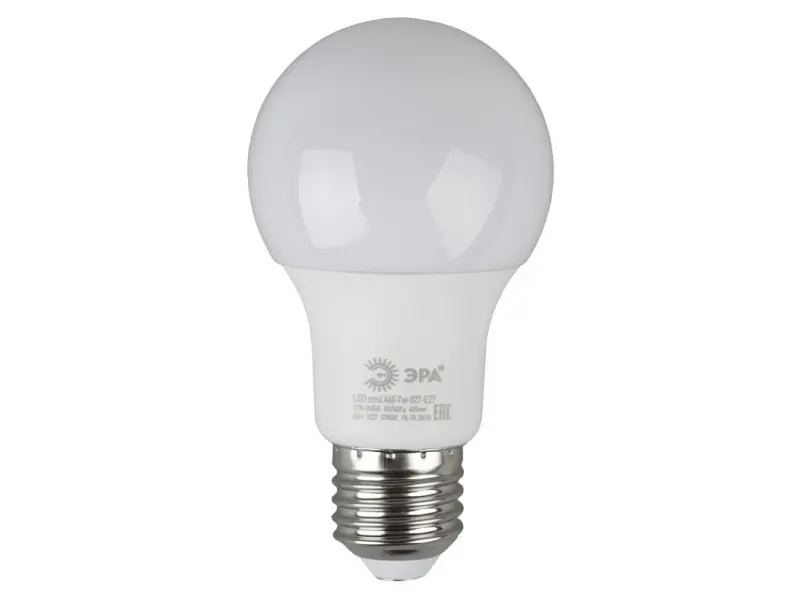 Лампа ЭРА LED smd A60-7w-840-E27