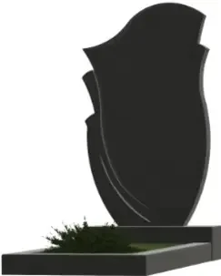 Памятник  из гранита черный
