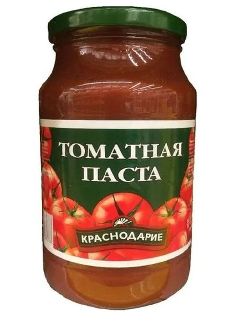 Паста томатная Краснодарие 1020гр ст/б 1/6