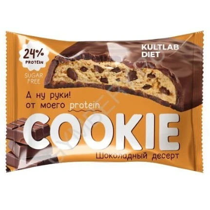 Фото для kultlab diet protein cookie, 40 гр (шоколадный десерт) шт, арт. 0105041