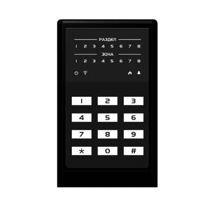 Кнопочная кодовая панель МИРАЖ-КД-04 (Black)