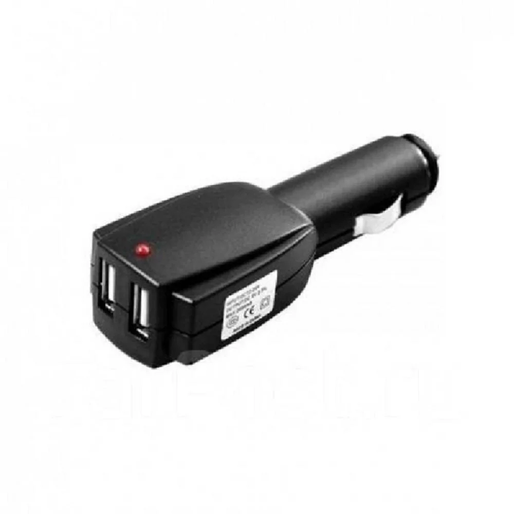 Автозарядка в прикуриватель 2 х USB (5V - 1 A)