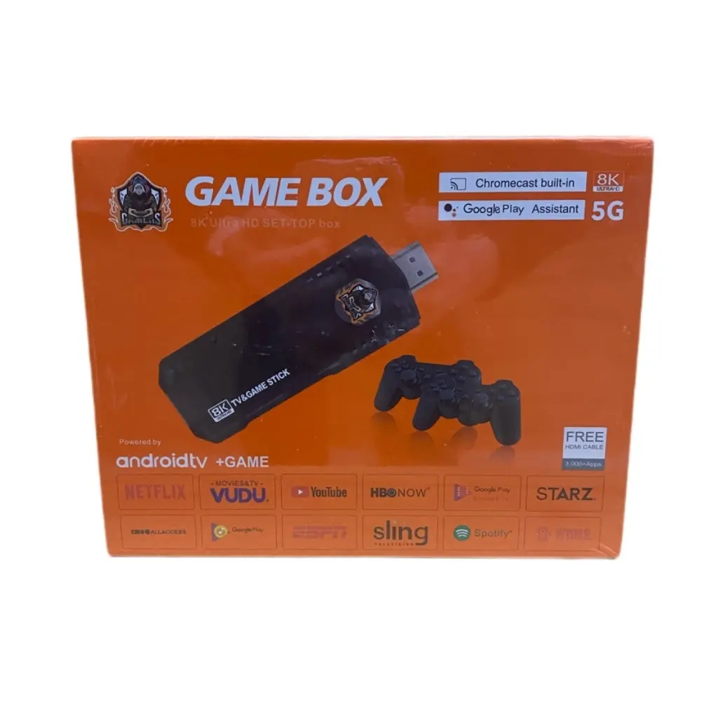 Игровая приставка Game Box 8k +Android TV