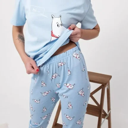 Пижама женская Бегемотики