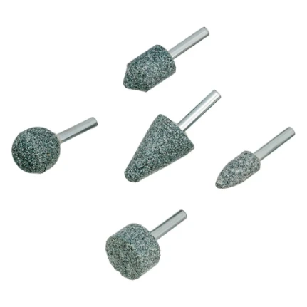 Фото для Набор шарошек абразивных для дрели, 5пр. d. хв-6,0мм - Denzel
