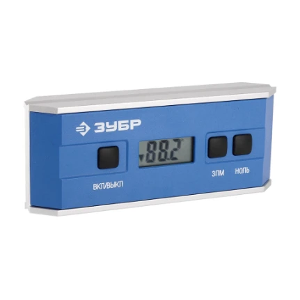 Фото для Уровень угломер электрон. магнит, функц. определения абсолют. нуля, точность 0,1 Град - Зубр Эксперт