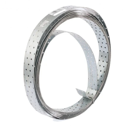 Фото для Лента перфорированная, монтажная, оцинк. 2,00мм х 5см х 10 м, (отв.4,5-5мм) - Сибртех