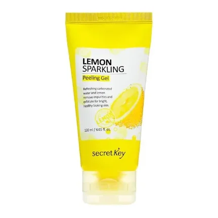 Фото для Secret Key Lemon Sparkling Peeling Gel лимонный пилинг-скатка