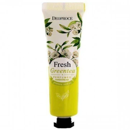 Фото для Deoproce Крем для рук парфюмированный Зеленый чай Fresh Green Tea Perfumed Hand Cream, 50 г