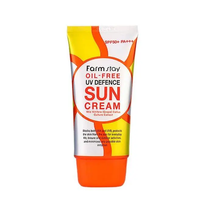 Farm Stay Oil-Free UV Defence Sun cream SPF50+ PA+++/ Солнцезащитный обезжиренный крем 70мл