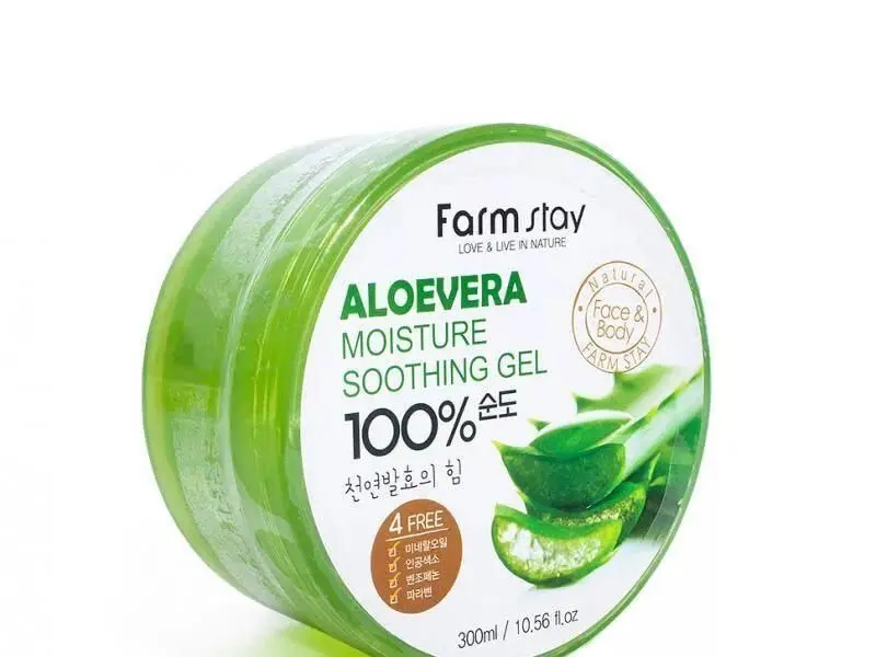 Гель с алоэ FarmStay Moisture Soothing Gel Aloevera 100% Многофункциональный гель для тела с экстрактом алоэ
