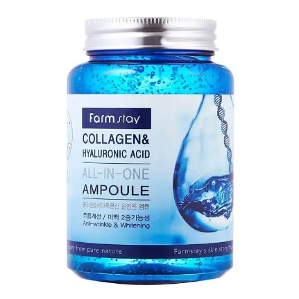 Фото для Ампульная сыворотка с гиалуроновой кислотой и коллагеном FarmStay Collagen Hyaluronic Acid All-In-One Ampoule