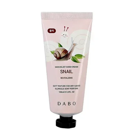 Фото для Dabo Восстанавливающий крем для рук с муцином улитки Skin Relief Hand Cream Snail 100 мл