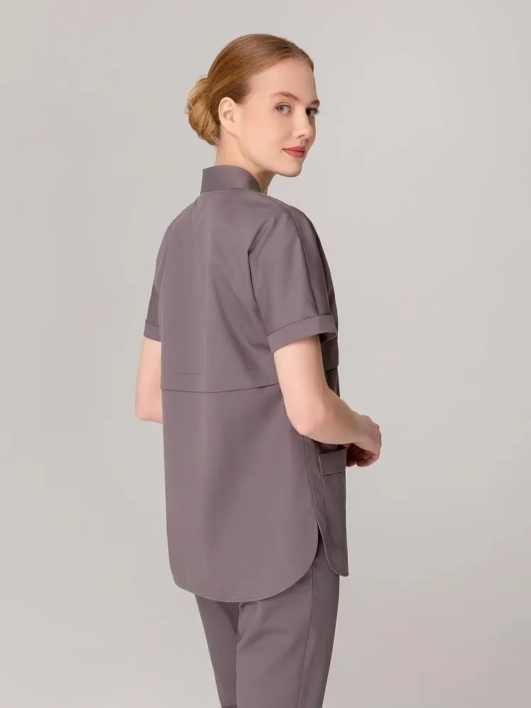 Блуза медицинская женская 8-1014 (Экстрафлекс SL [18-5210 Eiffel Tower], 100, 170
