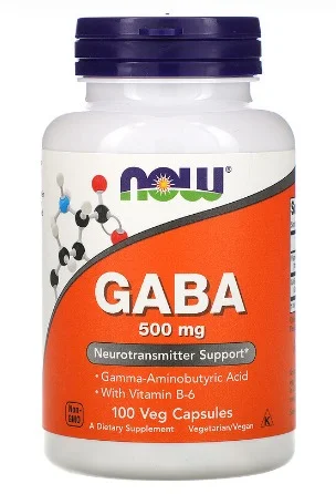 Гамма-аминобутират NOW GABA 500 100капс.
