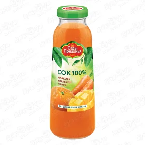 Сок Сады Придонья морковь-апельсин-манго 300мл с 12мес