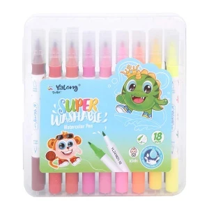 Фото для Фломастеры Yalong двусторонние 18цв