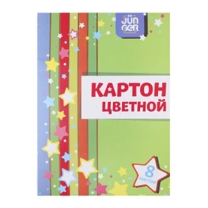 Фото для Картон цветной Junger 8л