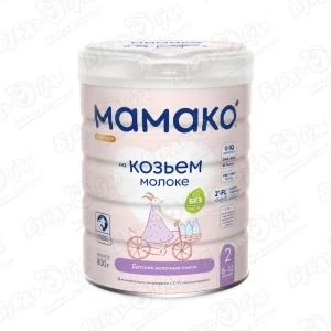 Фото для Смесь Мамако Premium 2 на козьем молоке 800г с 6-12мес БЗМЖ