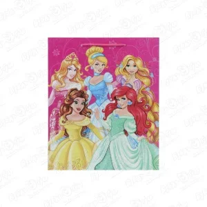 Фото для Пакет подарочный Принцессы Disney 26х32см