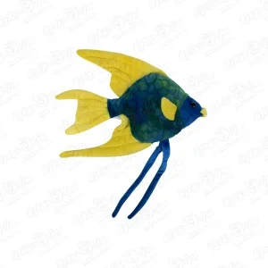 Фото для Игрушка мягконабивная Рыбка желто-синяя 15см