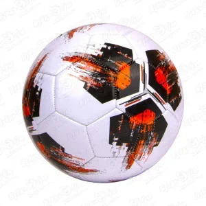 Фото для Мяч футбольный белый с узором