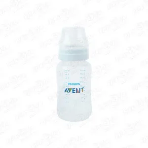Бутылка AVENT антиколиковая широкое горлышко 330мл 1шт с 3мес