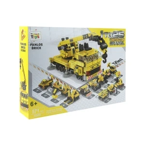 Фото для Конструктор Lanson Toys Мобильный кран 12в1 2 варианта сборки 571дет