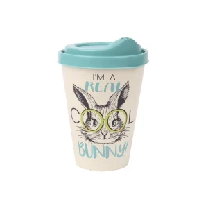 Фото для Стакан Idiland с крышкой I am a real bunny 420мл
