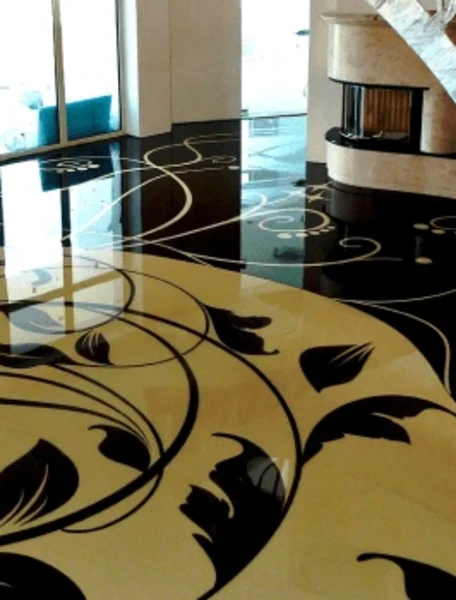 Фото для Монтаж наливных полимерных полов: Эпоксидный наливной пол для квартир