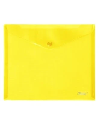 Фото для Папка-конверт на кнопке Hatber А5 желтая