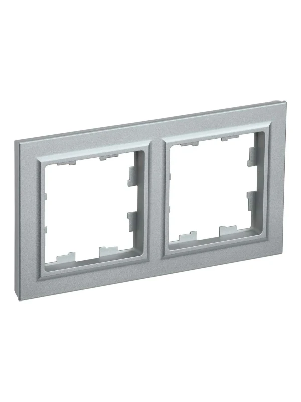 Рамка 2-м BRITE РУ-2-БрА алюм. IEK BR-M22-K47