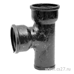 Фото для Тройник чугунный прямой 90° 150 х 150