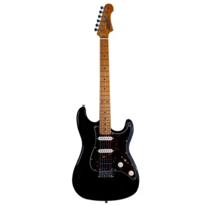 Фото для Электрогитара JET Guitars JS-400 Stratocaster HSS Maple FB Black - JET Guitars