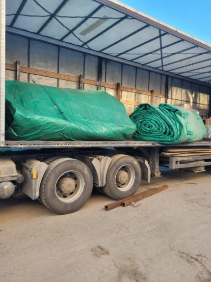 Фото для Полог тарпаулиновый утепленный 15х20 м 120 г/м²